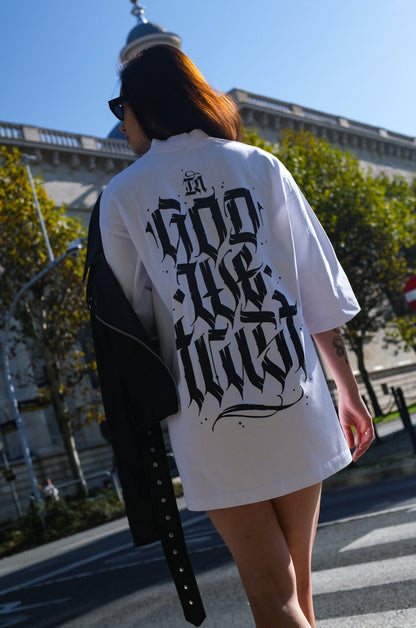 "SINNER" White T-shirt 300gsm | AVARITIA LTD Collection