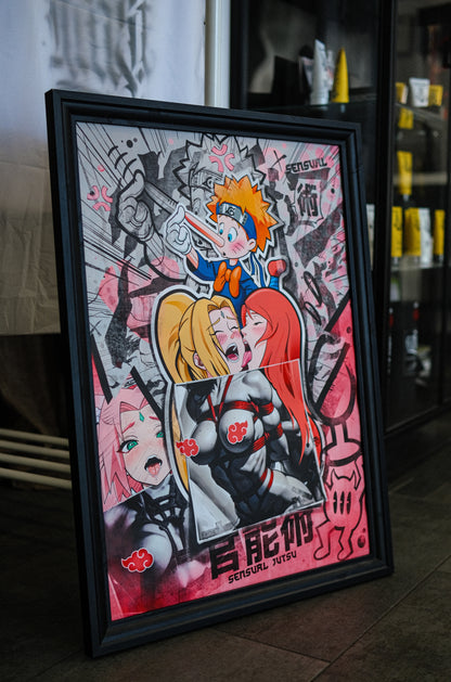Limited Art Print — “Sensual Jutsu”