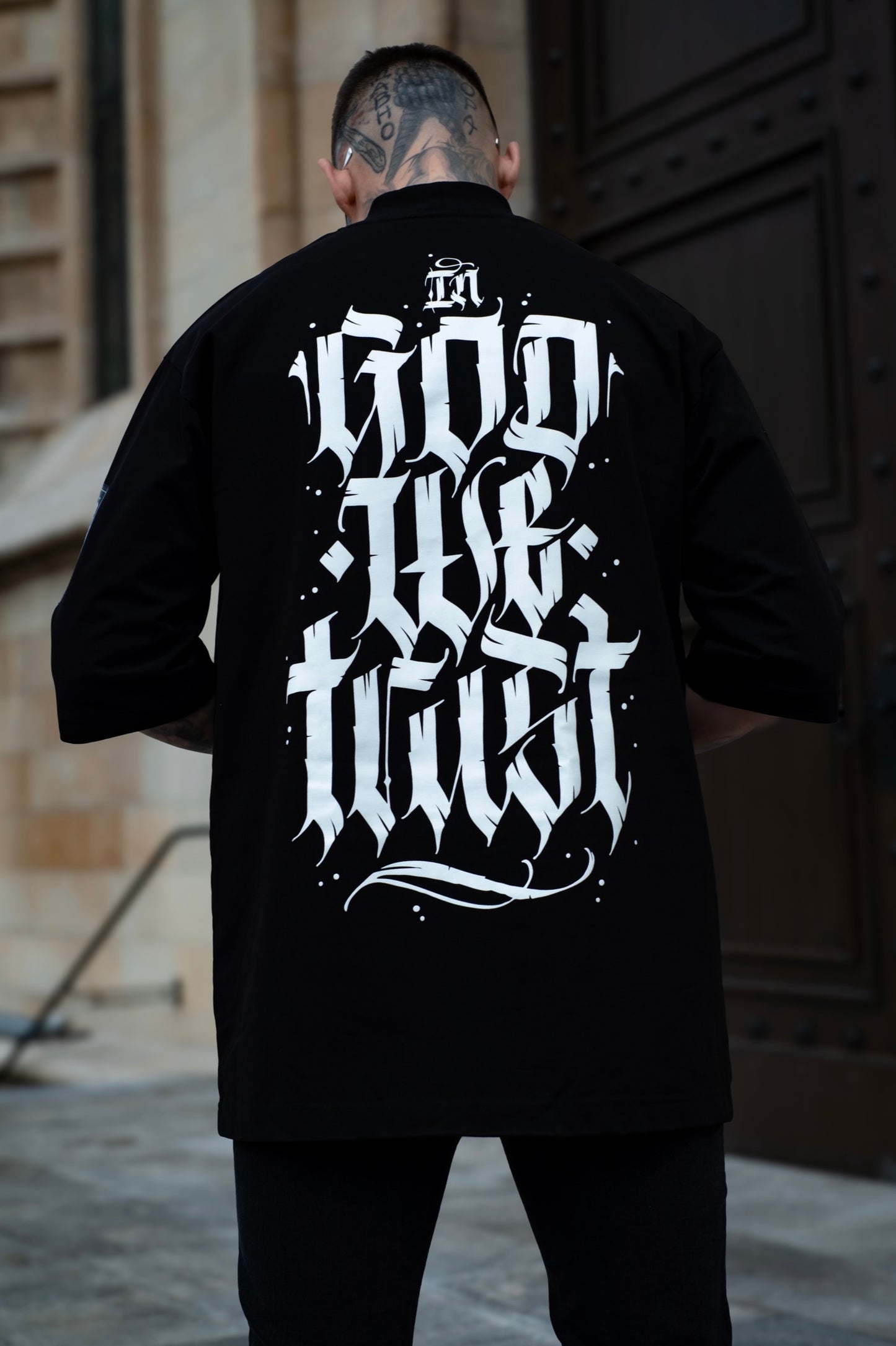 "SINNER" Black T-shirt 300gsm | AVARITIA LTD Collection