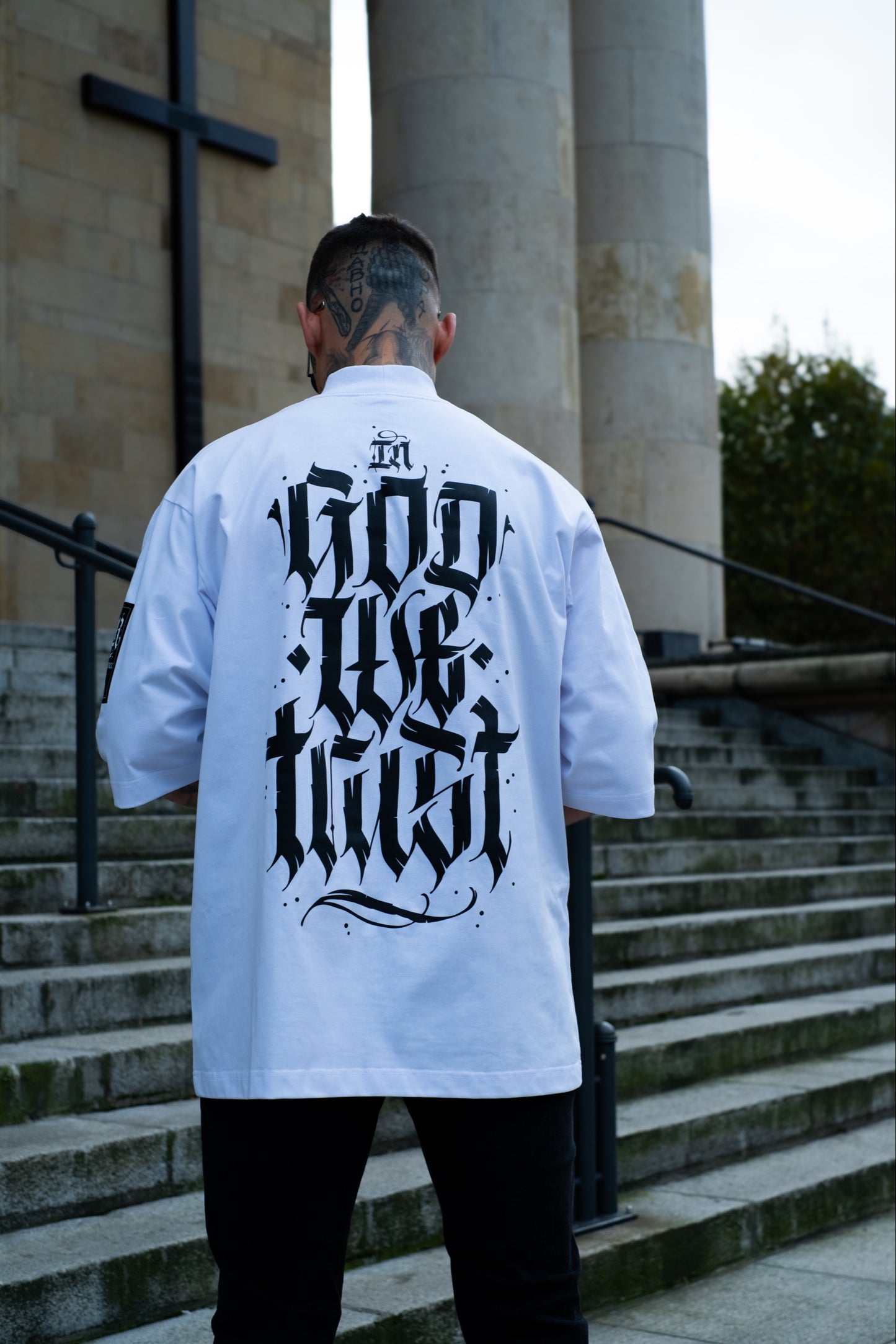 "SINNER" White T-shirt 300gsm | AVARITIA LTD Collection