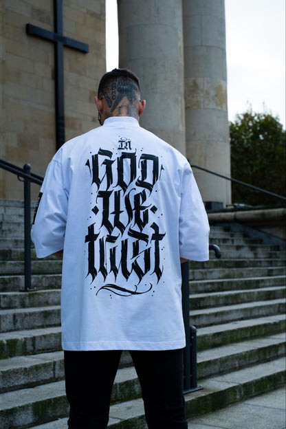 "SINNER" White T-shirt 300gsm | AVARITIA LTD Collection