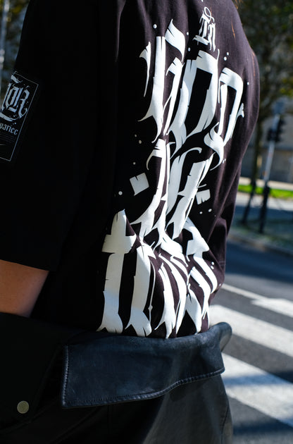 "SINNER" Black T-shirt 300gsm | AVARITIA LTD Collection