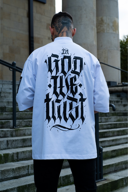 "SINNER" White T-shirt 300gsm | AVARITIA LTD Collection
