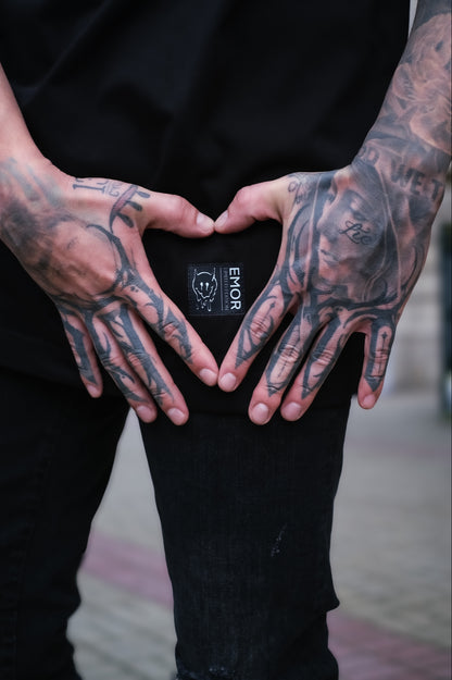 "EMOR" Black T-shirt 300gsm | LTD Collection